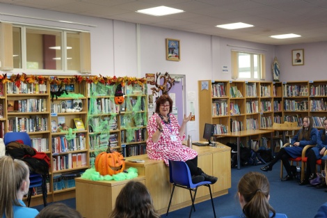 Liz Weir (MBE) visits St. Mary's