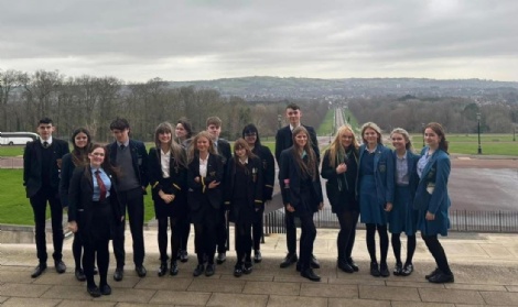 MRLP POLITICS IN ACTION STUDENTS VISIT STORMONT
